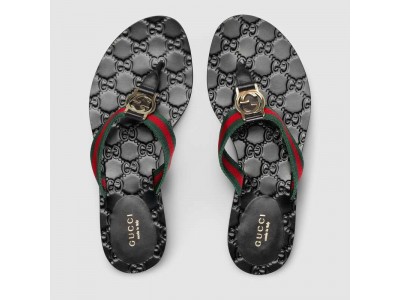 GG thong Web sandal